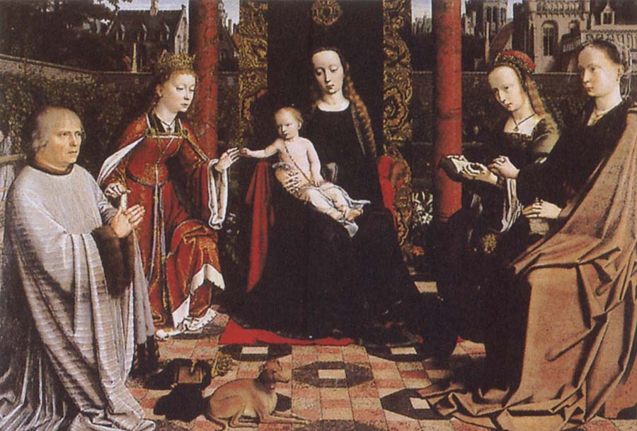 Gerard David The Virgin and Child with Saints and Donor
